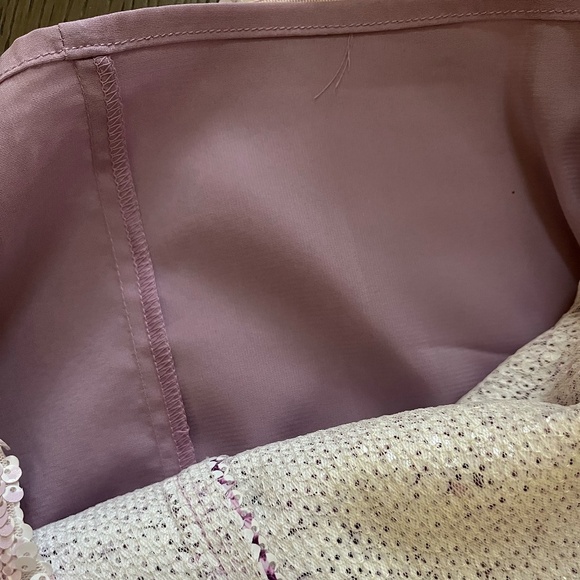 NWT h:ours x REVOLVE | Julinha Floral Sequin Spring Dress in Lavender | Size XS - Picture 8 of 8